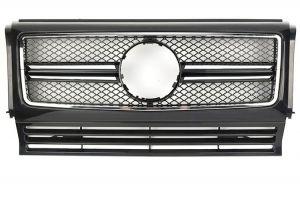 Решетка радиатора AMG G63 Style Black для Mercedes Benz G Class W463 2013-2017